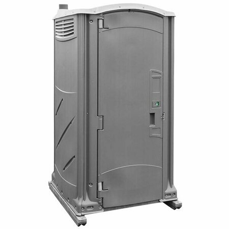 SATELLITE Maxim 3000 2466A Gray Premium Portable Restroom - Assembled 6212466A